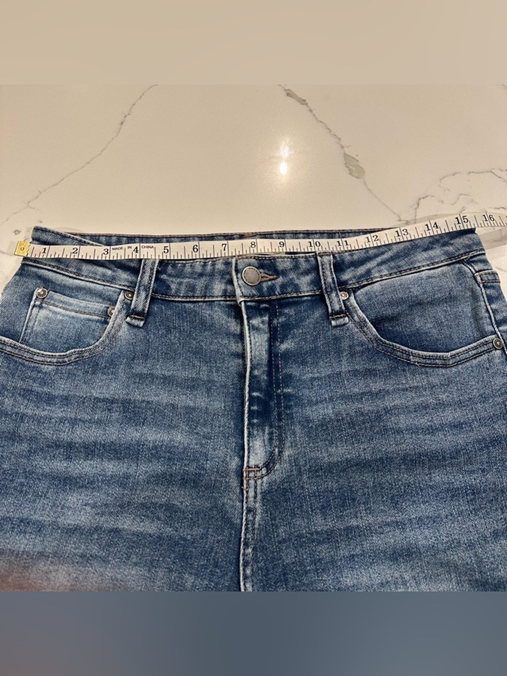 Oat Soft Sculpt Denim Jeans Straight Leg Ankle Women’s 8 / 29 High Rise Stretch - Picture 7 of 10